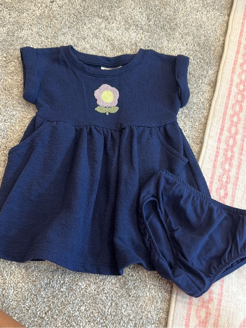 NWOT Cat & Jack Dress/Bloomer Set